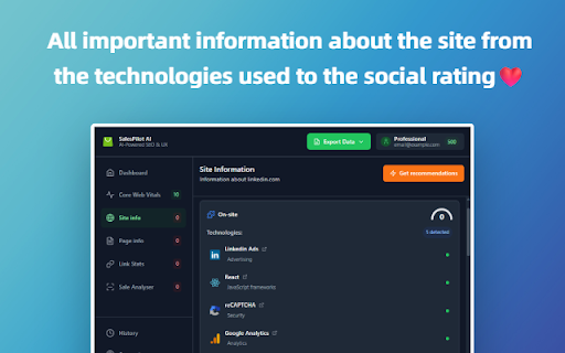 SalesPilot AI - SEO & UX Analysis :: AI-powered SEO & UX optimization for online stores. Analyze Core Web Vitals and boost your site performance.