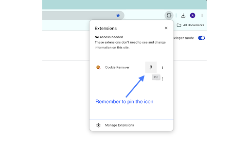 Cookie Remover - Clear & Remove Cookies :: Cookie Remover: clear & remove cookies, clear local storage, and delete site data for the current tab in one click.