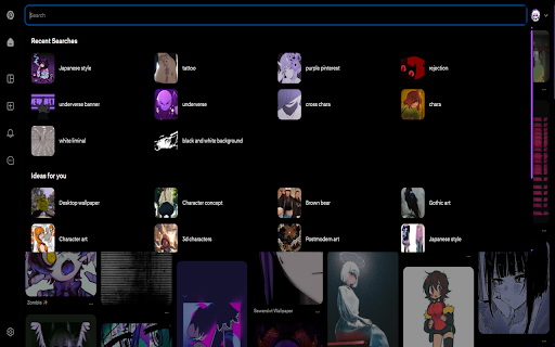 Pinterest AMOLED Theme :: Forces Pinterest to use a pure AMOLED black theme that actually works