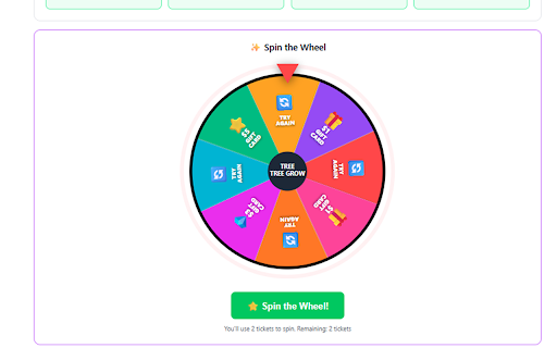 Tree Growth - Social Media Game :: Gamify positive social media behavior through AI-powered comment analysis and virtual tree growing