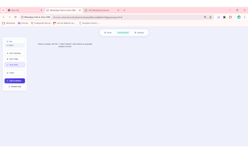 ConvoSync :: ConvoSync turns your WhatsApp Web conversations into clear notes inside Zoho CRM, Zoho Recruit and Bullhorn.
THE PROBLEM
Sales and…