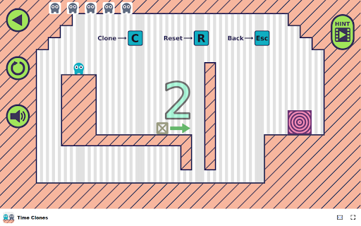 Time Clones Game - Use your clones to solve puzzles and unlock doors! :: Master the art of cloning to solve intricate puzzles in this captivating puzzle-platformer!