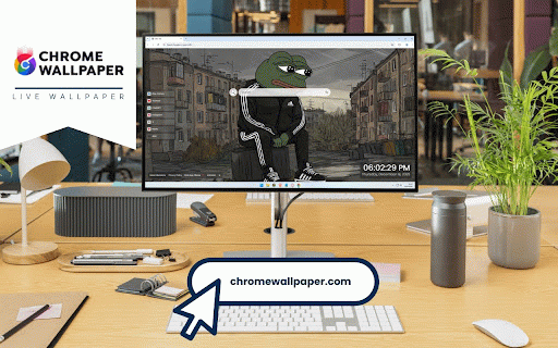 Pepe the Frog Depressed Live Wallpaper :: Sad Pepe the Frog in Adidas tracksuit sitting alone on melancholic city street scene.