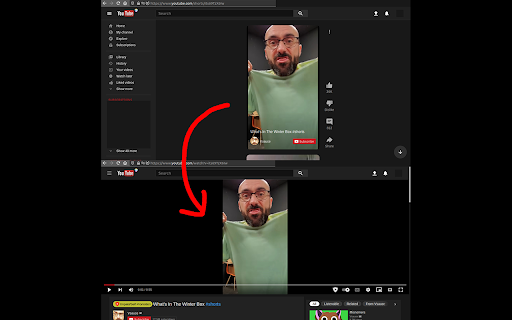 YouTube Classic :: Reverts YouTube to its classic design (before all the rounded corners) + redirects YouTube Shorts + blocks thumbnail ads.