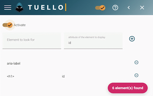 Tuello :: Intercept and modify HTTP Requests, Track ressources, search elements and record and replay user's browser actions