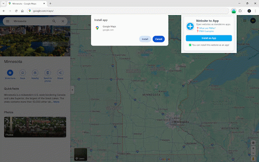 Website to App :: Open websites as standalone apps.