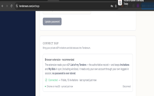 TenderSum eGP Sync :: Sync your ZPPA eGP tenders into TenderSum — invitations, bids, win/loss. Reads only your own logged-in account; no password stored.