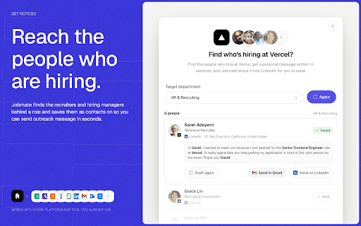 Jobmate: AI Job Search, Autofill & Auto-Apply :: The AI agent that job hunts with you: find jobs, auto-apply, autofill forms, reach hiring managers, build AI resumes, track it all.