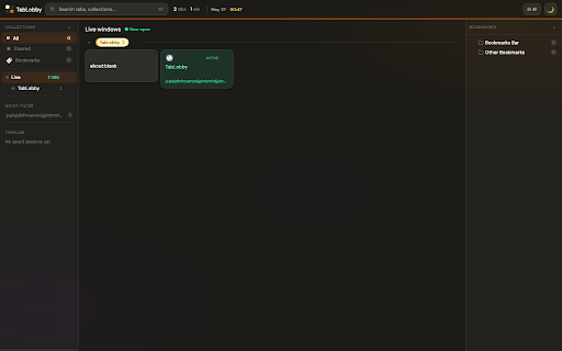 TabLobby :: Organize your tabs into collections. See where you left off every time you open a new tab.