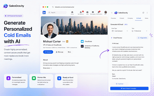 SalesGravity :: Premium LinkedIn data extraction platform for companies and prospects.
