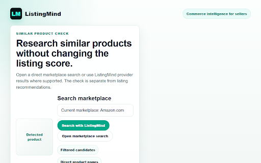 ListingMind :: Commerce intelligence for product listing analysis and marketplace research.