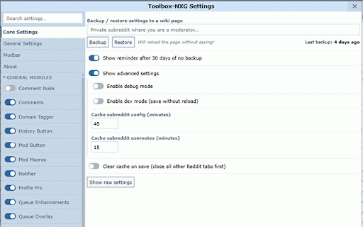 Moderator Toolbox-NXG for reddit :: A set of tools to be used by moderators on reddit in order to make their jobs easier.