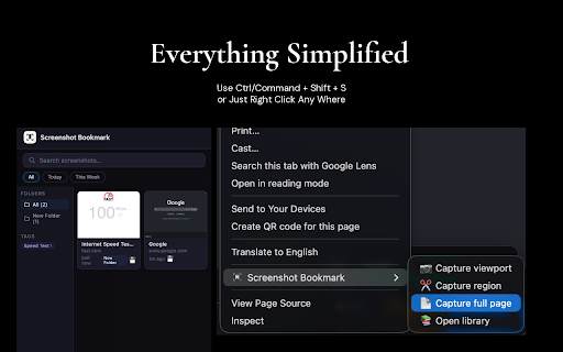Screenshot Bookmark :: Capture, annotate, organise, and revisit web page screenshots.