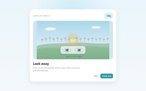 EyeCare – Eye Strain & Break Reminders :: Protect your eyes with 20-20-20 reminders, guided exercises, and a gentle blue-light overlay.