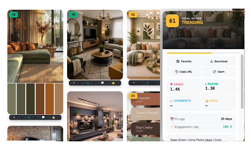 PinWise - Pinterest Pin Stats, Keyword & Niche Finder :: Discover profitable Pinterest niches, see hidden pin stats, find trending keywords, and track competitors on Pinterest.