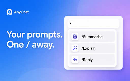 AnyChat: AI-Powered Browsing: ChatGPT, Claude, DeepSeek, Gemini, Grok :: Type once and send to ChatGPT, Claude, Gemini, DeepSeek, Grok, and more—using the accounts already signed in to your browser.