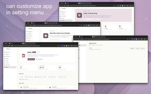 Jotly :: Personal multi-note scratchpad pinned to your browser