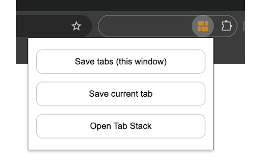 Tab Stack :: Collect tabs into a list, restore them later, and save memory.