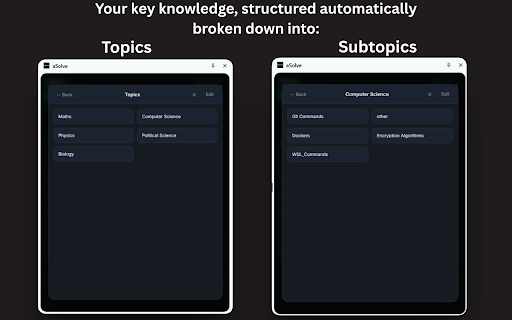 aSolve :: AI Assitant for all of your problems that also makes the knowledge base from the conversation history