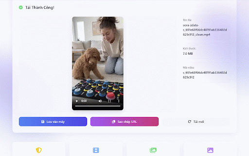 Sora 2 Video Downloader - zData.vn :: Cung cấp các tính năng như tải xuống không watermark, chỉnh sửa tham số video, v.v.