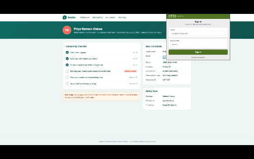 Otto by Victig :: Background check ordering for VICTIG partners — powered by TazAPI Advanced.