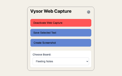 Vysor Web Capture :: Capture and save web content to Vysor, your Smart Learning and Knowledge Environment.