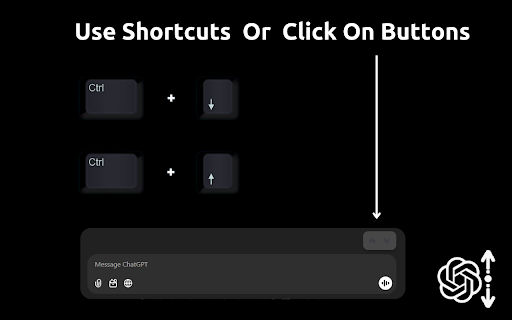 ChatGPT Response Navigator :: Jump between ChatGPT messages with a single click or keyboard shortcuts