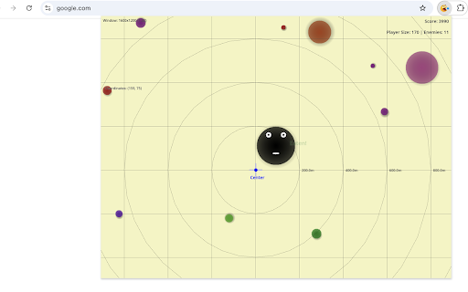 Bubble Eater :: Score by eating small bubbles but dodging the big ones!
