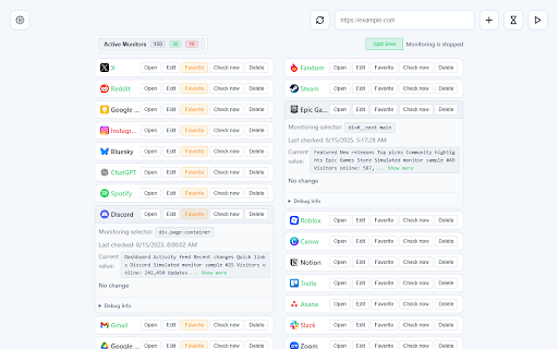 Website Monitor :: Monitor web pages for changes.