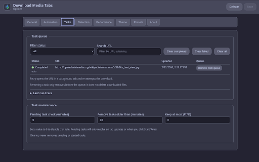 Download Media Tabs :: Download all open tabs that are a single media file (image, audio, video, PDF).