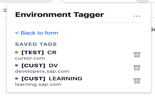 Environment Tagger :: Visual indicators for web environments - distinguish between production, test, and development sites with colored favicon overlays