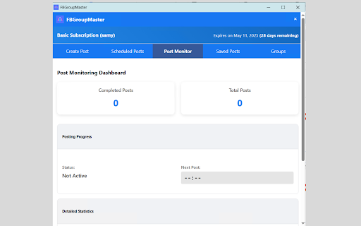 FBGroupMaster :: FBGroupMaster - Advanced tool for Facebook groups management
