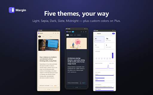 Margin :: Bite-sized news in your side panel.
