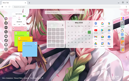 Mitsuri Kanroji - Demon Slayer Live Wallpaper :: Mitsuri Kanroji - Demon Slayer Live Wallpaper - Live HD video wallpaper for your Chrome new tab.