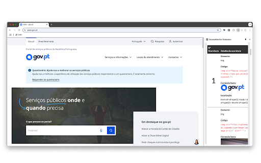 AccessMonitor Extension :: Accessibility Evaluation using AccessMonitor
