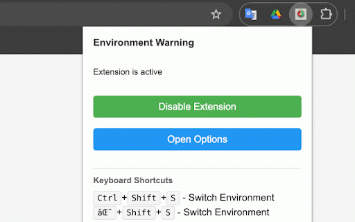 Environment Switcher :: Switch between development and production environments with visual indicators