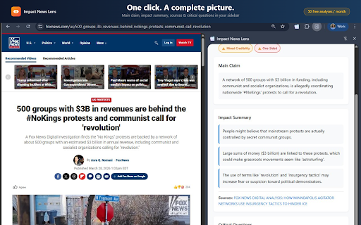 News Bias & Credibility Detector - Impact News Lens :: Detect news bias & credibility instantly. Spot missing context, hidden agendas & one-sided reporting. Free & privacy-first.