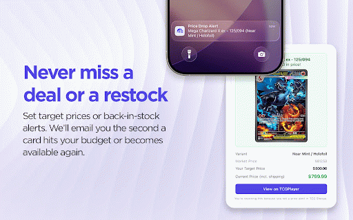 TCG Sherpa :: Your TCGPlayer companion. Save items to your wishlist, track prices, and get email alerts when cards drop or come back in stock.