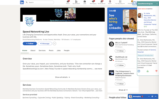 SpeedNetworkingLive :: Join virtual or in-person speed networking events, connect with professionals, grow your network, and unlock new opportunities.