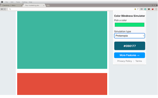 Color Blindness Simulator :: Simulate color blindness types instantly from your browser popup.