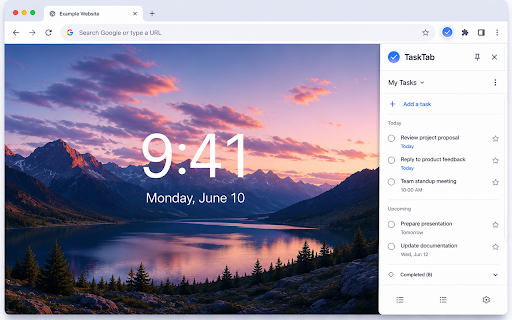 TaskTab - New Tab for Google Tasks :: A browser extension that opens Google Tasks in a new tab