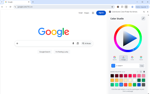 Colorloom: Color Picker for Artists :: A color picker for artists to sample colors from images and webpages, study color relationships, and build palettes.