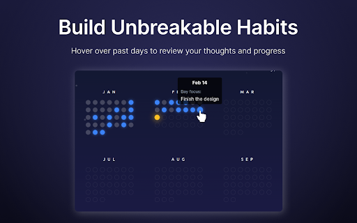 Stoic Focus - Memento Mori New Tab :: Visualize your year, set a daily focus, and build stoic habits.