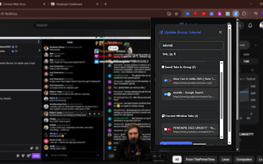 Tab Saver :: Save and restore groups of tabs for easy access