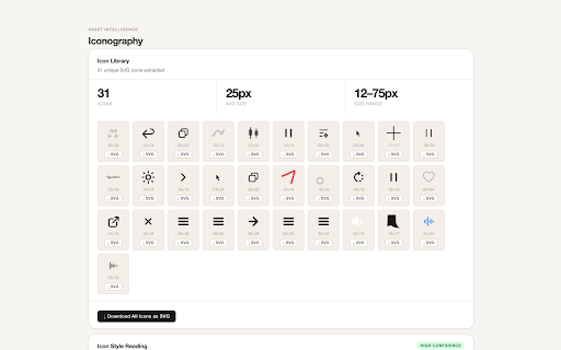 Website Design DNA Auditor :: Extract a website's full design system in one click: colours, typography, spacing, components, patterns, and AI prompts.