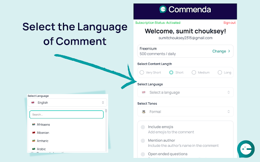 Commennda :: Auto-Comment, Reply & Post on LinkedIn with Commenda