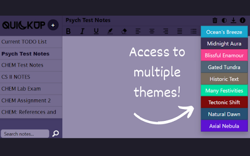 QuickUp :: Notepad and Task Manager