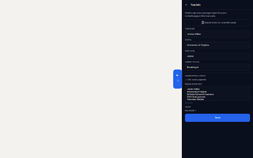 ColdCraft - LinkedIn Cold Messaging :: AI-powered cold message generator for LinkedIn profiles