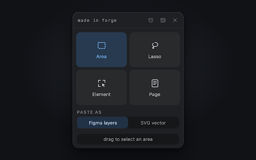 Free Web to Figma — page, area or lasso :: Copy any part of a live web page into Figma as editable layers. Works on Figma Free, no login. Area, lasso, element or page.