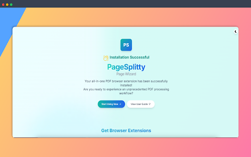 PageSplitty - PDF Tool Assistant :: Quickly upload PDF files to PageSplitty website, supporting split, crop, beautify and other functions